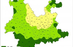 云南省森林草原火险气象等级24小时预报