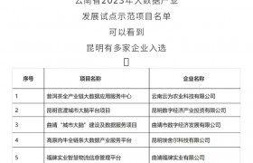 名单公示！昆明多家企业拟入选这一省级试点示范项目