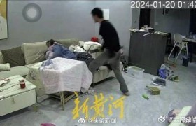 江西一女子被丈夫酒后用刀背砍