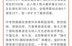 中老铁路国际旅客列车开行一周年 一起看看这份成绩单！